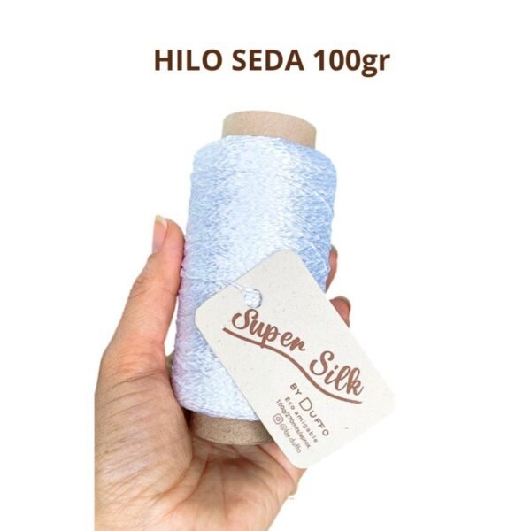 HILO SEDA 100gr - BLANCO