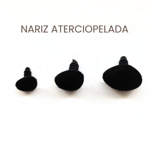 NARIZ ATERCIOPELADA 11, 15, 21mm NARIZ ATERCIOPELADA 11, 15, 21mm