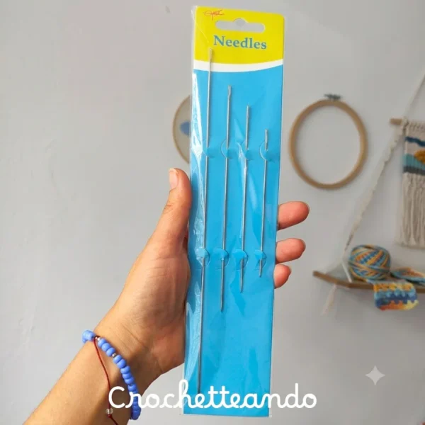 AgujaMunequeria Kit Agujas para Muñequería x 4