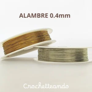Alambre04mm Alambre Delgado 0.4mm para Manualidades