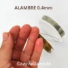 Alambre04mmDetalle Alambre Delgado 0.4mm para Manualidades