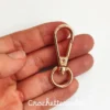 Gancho Mosquetón Oro Rosa para Bolsos y Llaveros