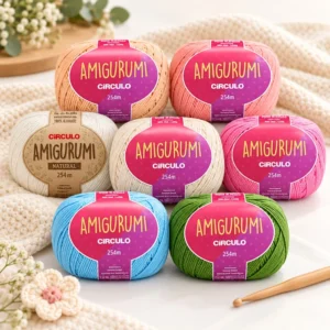 Hilo Círculo Amigurumi 100% Algodón Mercerizado 125gr