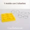 Molde para Gafas Amigurumi: 3 Estilos en 1